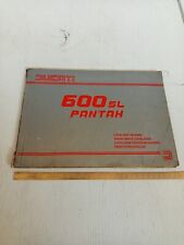original Ducati 600 SL Pantah spare parts catalog
