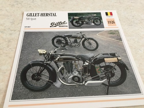 Carte moto gillet herstal 500 - herstal,