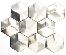 Mosaïque acier inoxydable