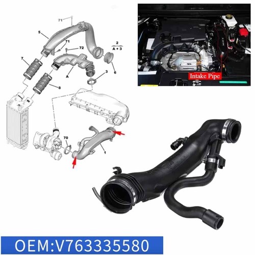 Durite turbo 1440q6 pour - durite,