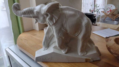 éléphant art déco dolly - art, «