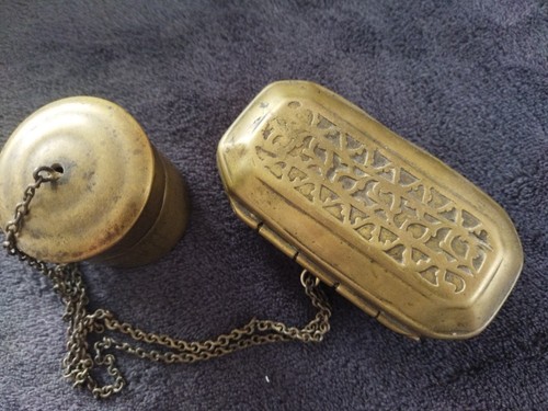 Ancien ensemble boite tabac - boite,