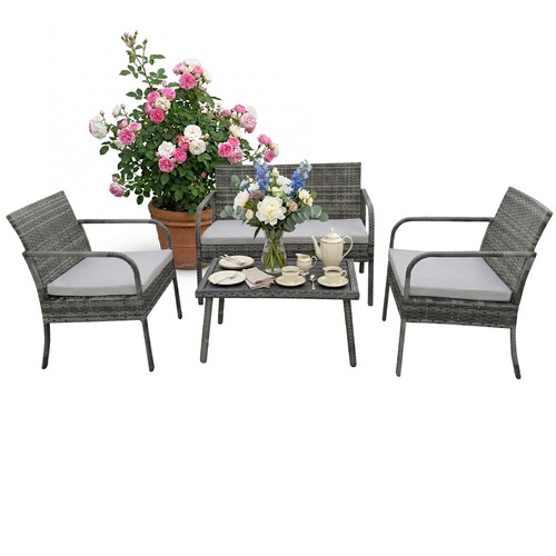Ensemble salon jardin pcs - 4,
