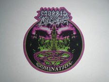 MORBID ANGEL DOMINATION WOVEN IRON ON PATCH