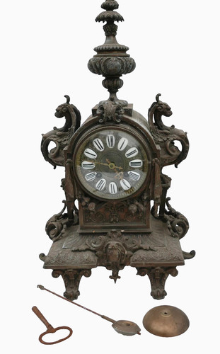 Pendule style louis xiv en - xiv,