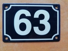 ancienne plaque émaillée  de