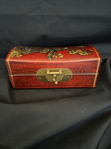 Boite oreiller chine cuir - "oreiller",
