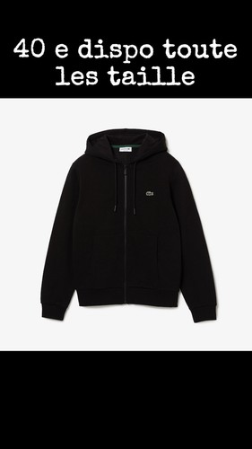 Gilet lacoste lot zip - de,