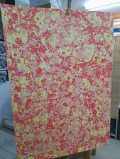 Papier marbré à la cuve de