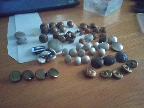 Ancien gros lot boutons - gros, de
