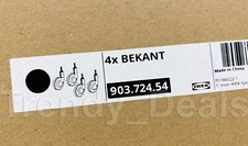 SET of 4 - Ikea BEKANT Casters