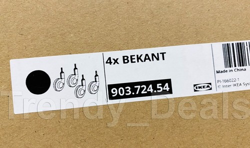Set ikea bekant casters - set, of