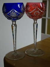 2 ANCIENS VERRES A VIN DU RHIN