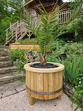 pot de fleur bois grand diamètre autoclave jardinière rond carrés rectangulaire