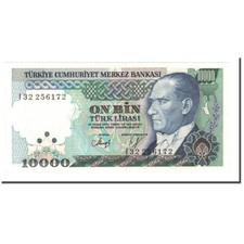 Billet, Turquie, 10,000 Lira, 1989, KM:200, NEUF