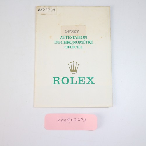 Rolex 16523 daytona - rolex, paper