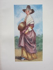 1907 Imprimé Costume Anglais