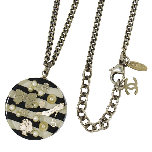 Collier chanel fausse - collier, perle