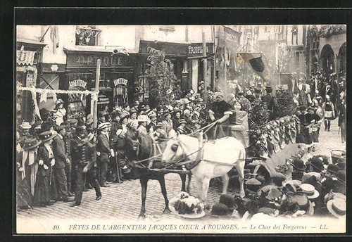 Cpa bourges fêtes de - cpa,