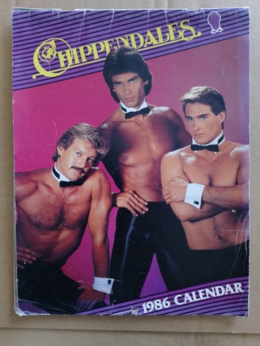 Calendrier 1986 chippendales - calendrier,