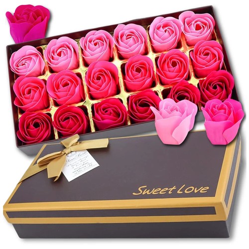 Lot roses savonneuses - lot,
