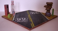 Diorama  Route 66 USA pompe &