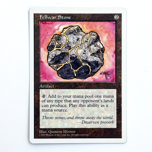 Mtg fellwar stone 5th edition - fellwar,