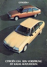 Catalogue brochure Citroën
