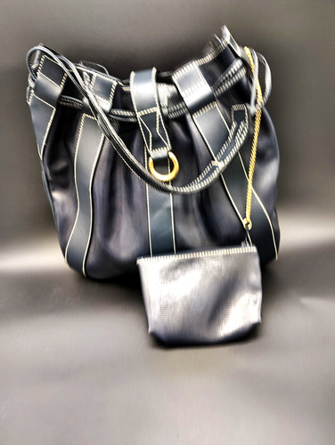 Lancel deep blue leather - deep,