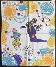 TINTIN Rare torchon essuie-tout Point-Tintin années 50/60 excellent état