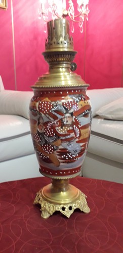 Ancienne lampe pétrole - lampe, à