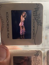 26 VTG 1980's CITRIN Color Photo 35mm Slides Nude Blonde Pink Glamour Model