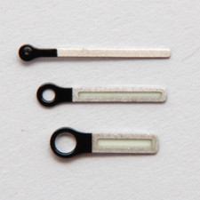 OEM GENUINE IKEPOD MANATEE WATCH HANDS DIAMOND DUST FINISH 0.90 x 1.50 x 0.25