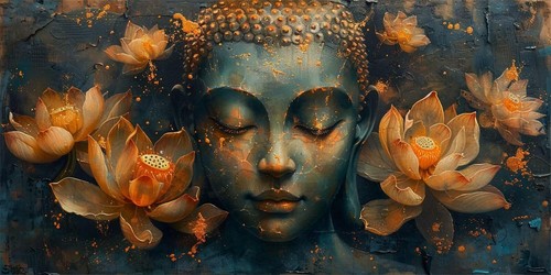Bouddha peinture numero - bouddha,
