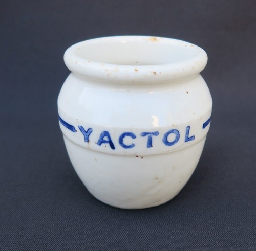 Antique yogurt pot yactol - yogurt,