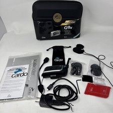 Cardo Scala Rider G9x Motorcycle Headset Intercom Communication Kit w/ Case