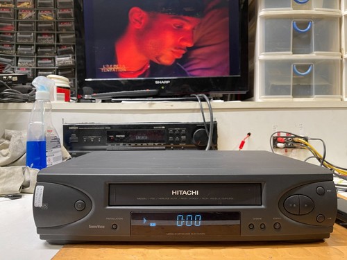 Vtm 602el hitachi vintage vhs - hitachi,
