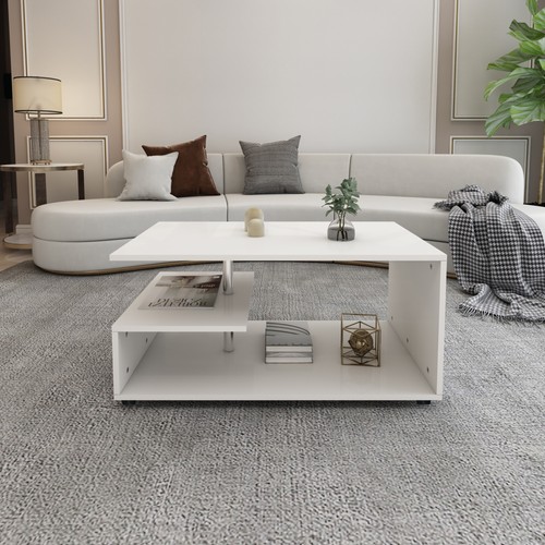 Table basse blanc - , moderne