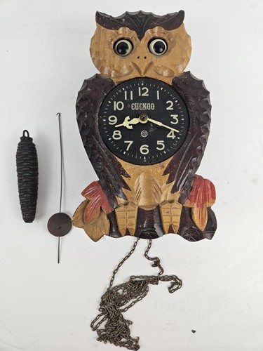 Horloge murale animée cuir - horloge,