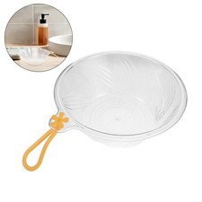  Bac de lavage - Bassin de lavage du visage en plastique transparent avec boucle