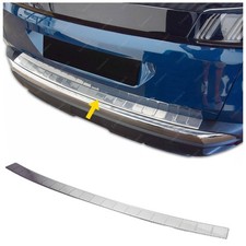 For Peugeot 3008 2016 to 2024 chrome bumper protection (brilliant) STEEL