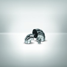 Coude en tôle isolante