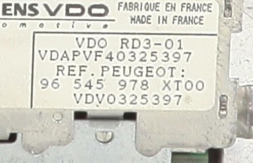 Autoradio origine peugeot - d'origine,