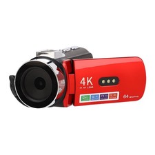 4K Video Camera Camcorder 64MP WiFi Vlog Camera With 3.0in 180° Rotation Scr NEW