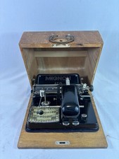 Machine à Écrire Index Mignon AEG Modèle 4 Nettoyée Revissée années 1929