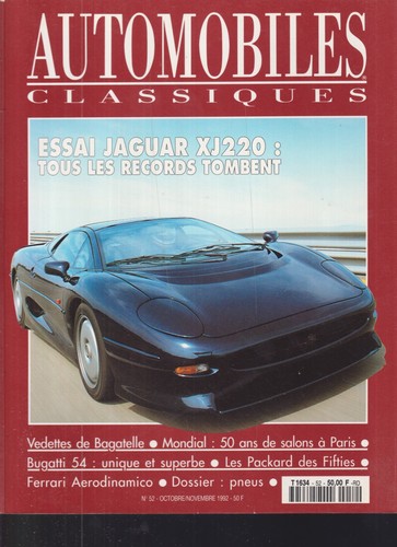 Automobiles classiques 52 - automobiles, n°52