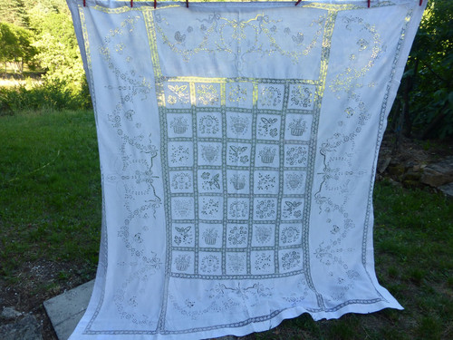 Superbe nappe ancienne 1900 - superbe,