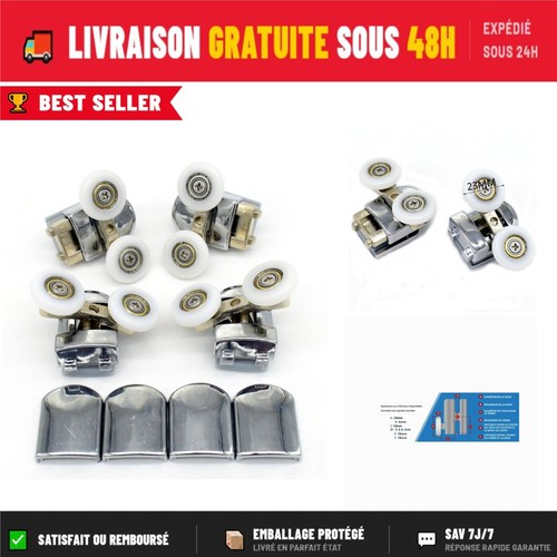 Roulettes porte douche - roulettes,