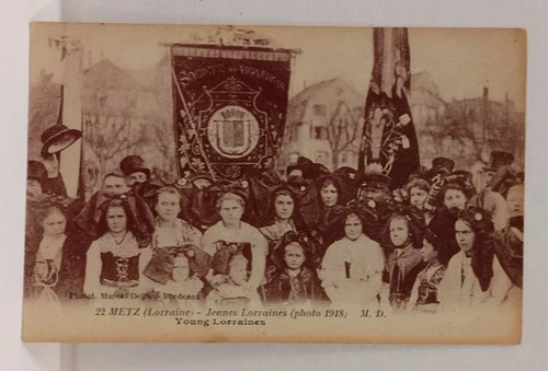 Cpa metz jeune lorraine - lorraine, en