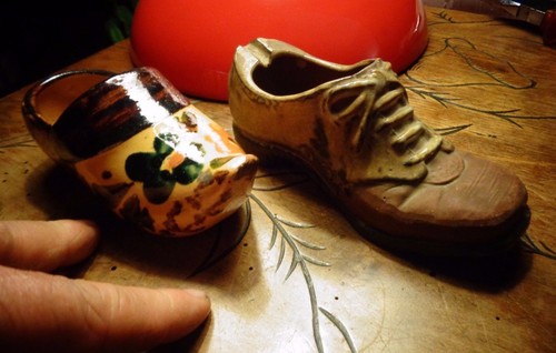Ancienne chaussure ancien - ancienne,